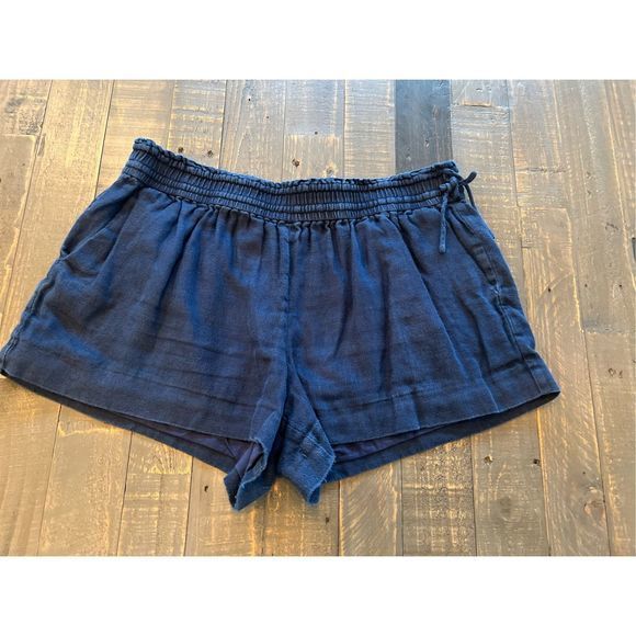 ❤️2 for $15❤️ J. Crew Women's Side Drawstring Culotte Shorts Blue Size XL - Picture 4 of 9